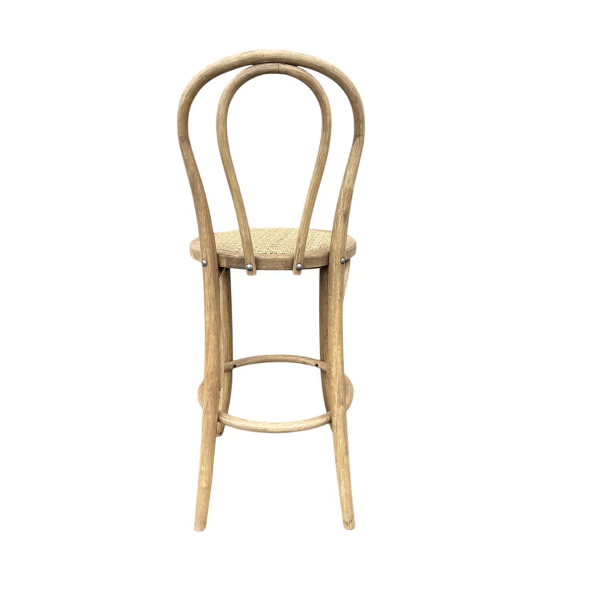 Sgabello da bar in legno curvato stile bistrot francese