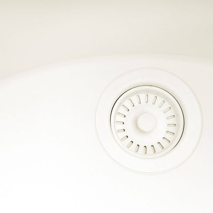 Ruvati epiRock Workstation da 25 pollici, lavello da lavanderia sottotop bianco caldo - RVG2321WB