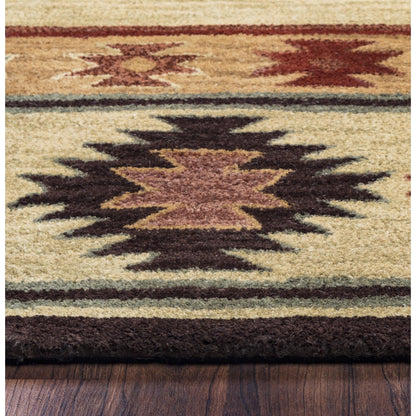 Tappeto in lana annodato a mano Alora Decor Ryder Southwestern