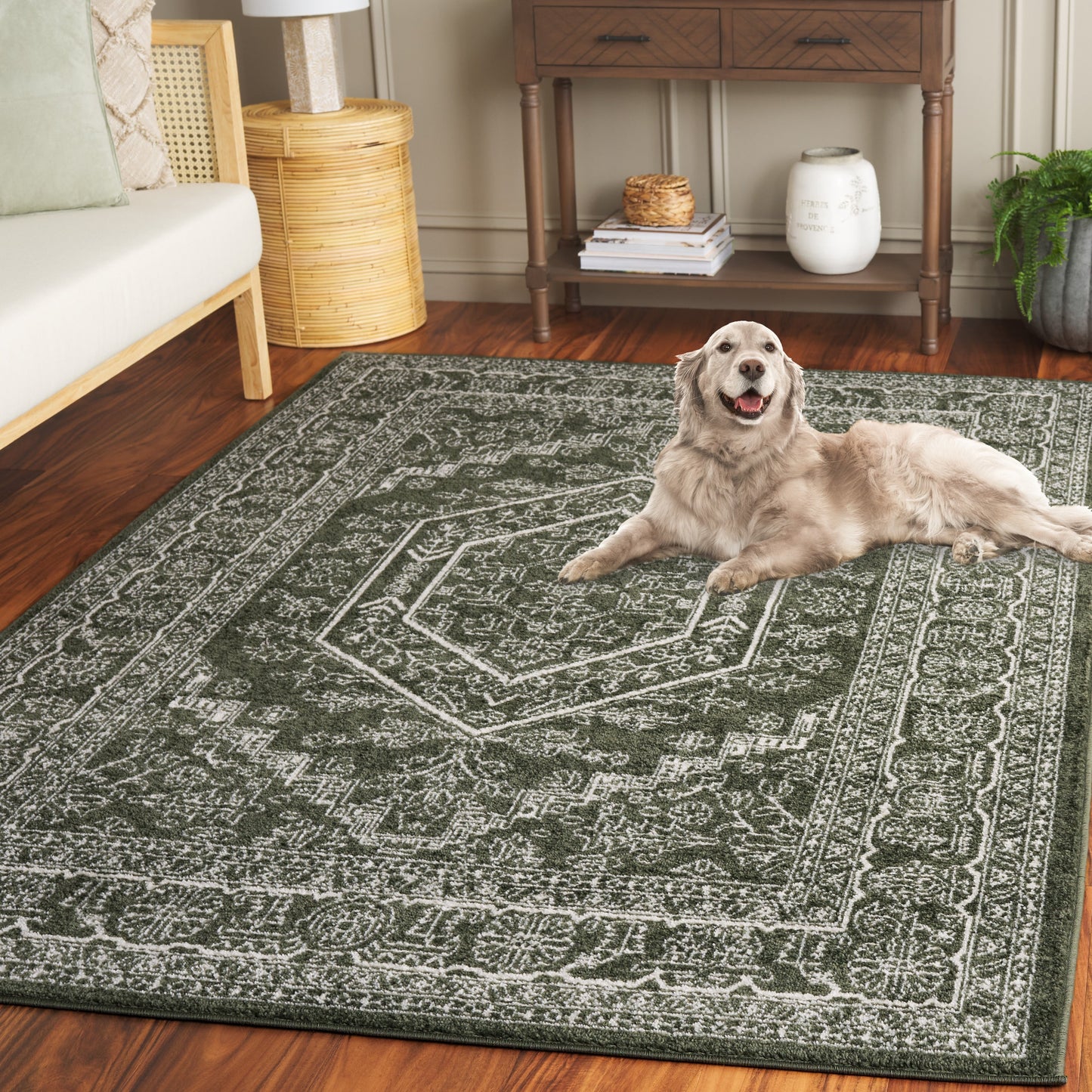 Tappeto orientale rustico a medaglione Adirondack Sian SAFAVIEH