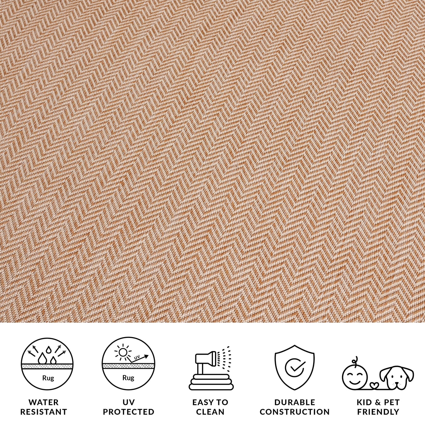 Tappeto impermeabile per patio e cortile SAFAVIEH Courtyard Ilmur per interni ed esterni