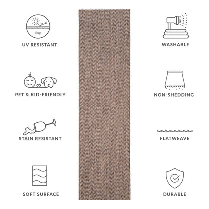 Tappeto impermeabile per patio e cortile SAFAVIEH Courtyard Ilmur per interni ed esterni