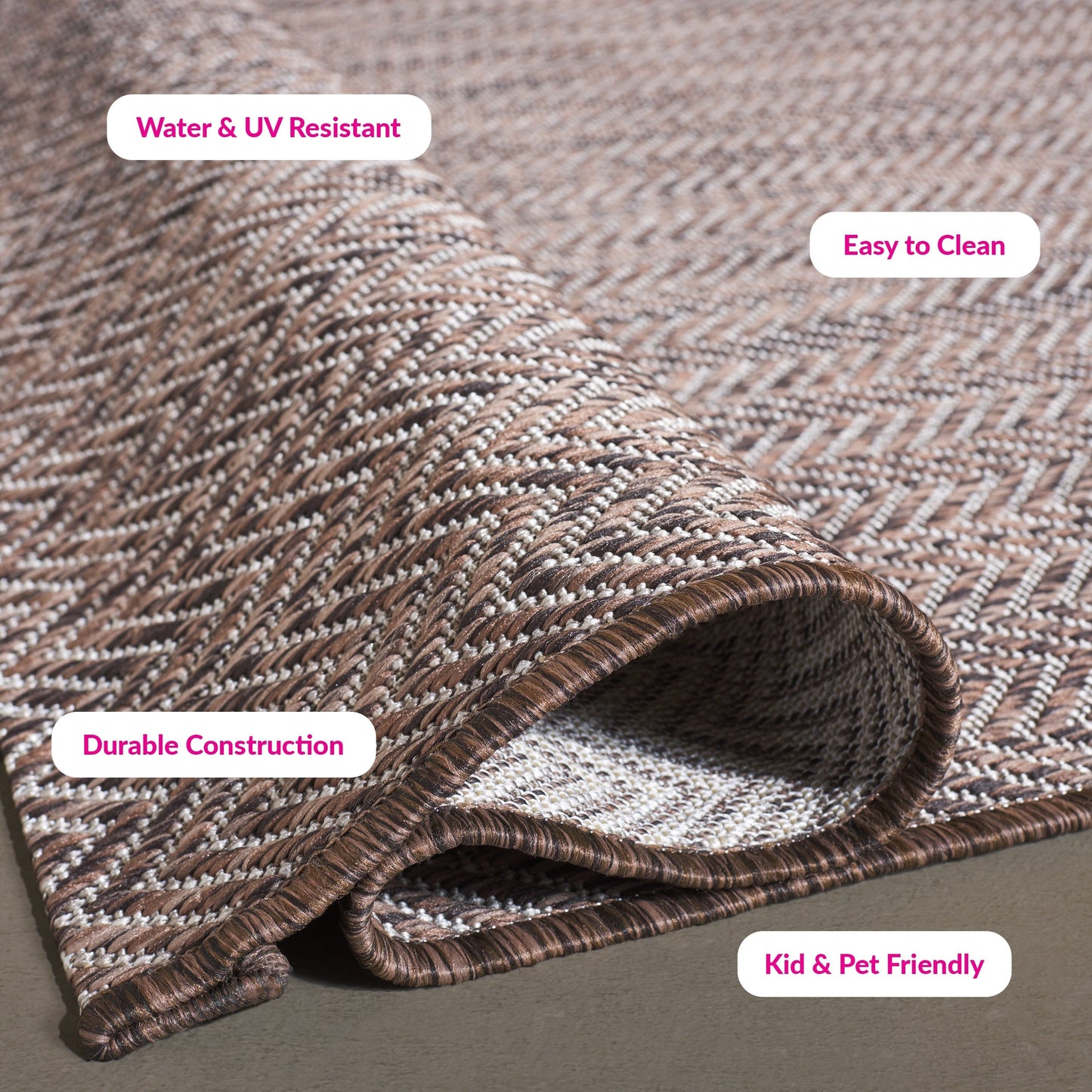 Tappeto impermeabile per patio e cortile SAFAVIEH Courtyard Ilmur per interni ed esterni