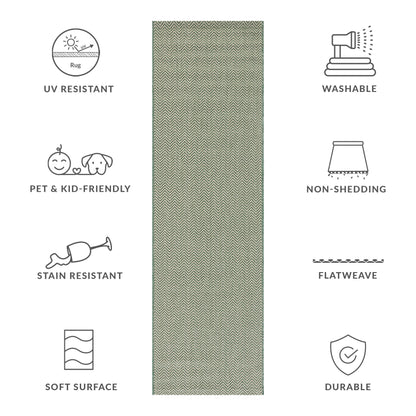 Tappeto impermeabile per patio e cortile SAFAVIEH Courtyard Ilmur per interni ed esterni