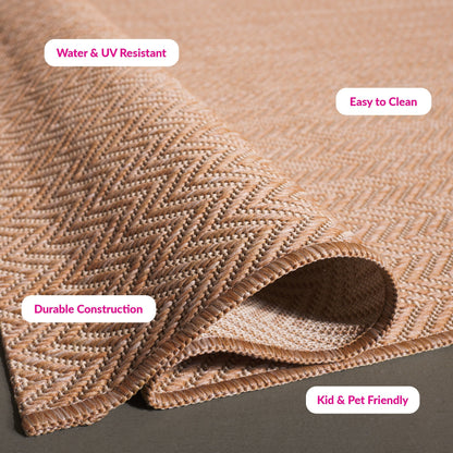 Tappeto impermeabile per patio e cortile SAFAVIEH Courtyard Ilmur per interni ed esterni