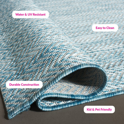 Tappeto impermeabile per patio e cortile SAFAVIEH Courtyard Ilmur per interni ed esterni