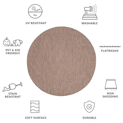 Tappeto impermeabile per patio e cortile SAFAVIEH Courtyard Ilmur per interni ed esterni