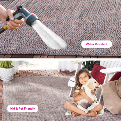 Tappeto impermeabile per patio e cortile SAFAVIEH Courtyard Ilmur per interni ed esterni