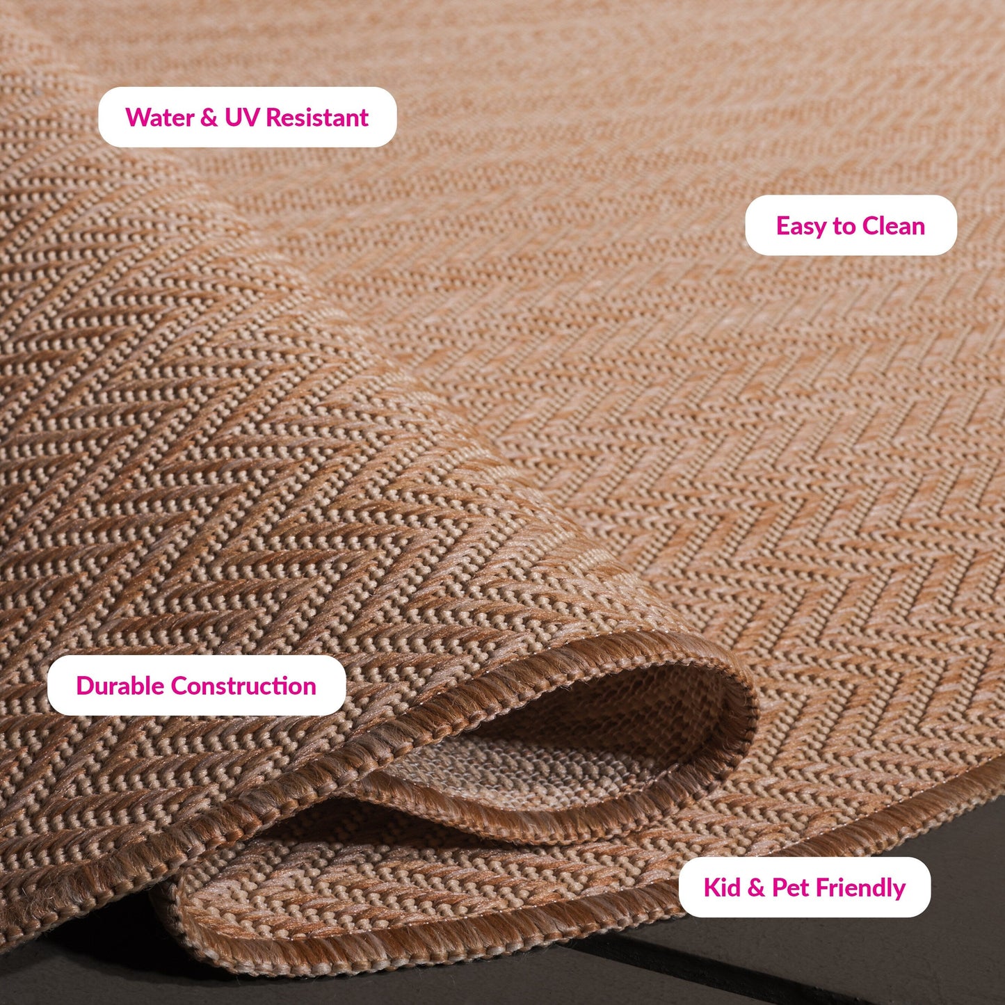 Tappeto impermeabile per patio e cortile SAFAVIEH Courtyard Ilmur per interni ed esterni