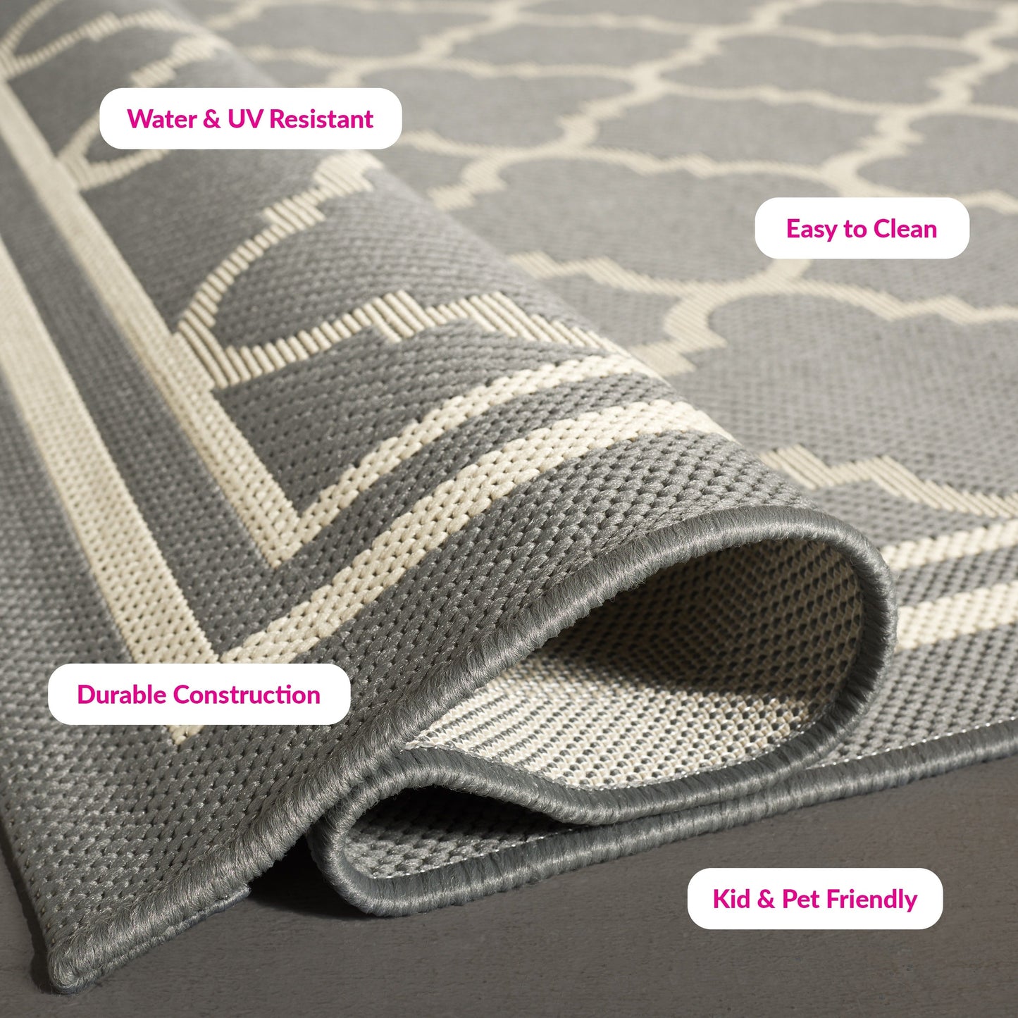 Tappeto da giardino impermeabile per interni ed esterni SAFAVIEH Courtyard Kristelle