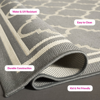 Tappeto da giardino impermeabile per interni ed esterni SAFAVIEH Courtyard Kristelle