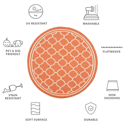 Tappeto da giardino impermeabile per interni ed esterni SAFAVIEH Courtyard Kristelle