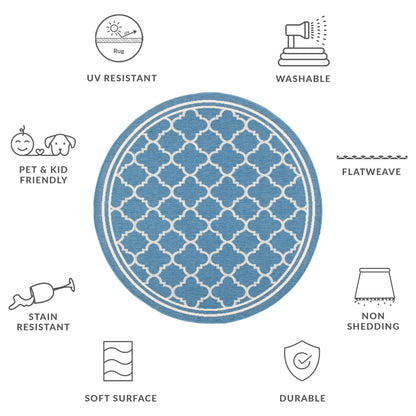 Tappeto da giardino impermeabile per interni ed esterni SAFAVIEH Courtyard Kristelle