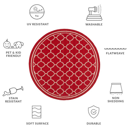 Tappeto da giardino impermeabile per interni ed esterni SAFAVIEH Courtyard Kristelle