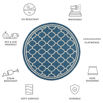 Tappeto da giardino impermeabile per interni ed esterni SAFAVIEH Courtyard Kristelle