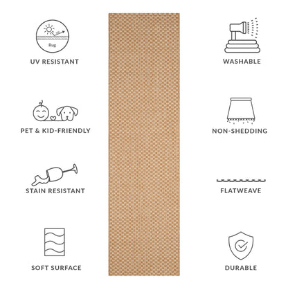 Tappeto impermeabile per patio e cortile SAFAVIEH Courtyard Ragini per interni/esterni