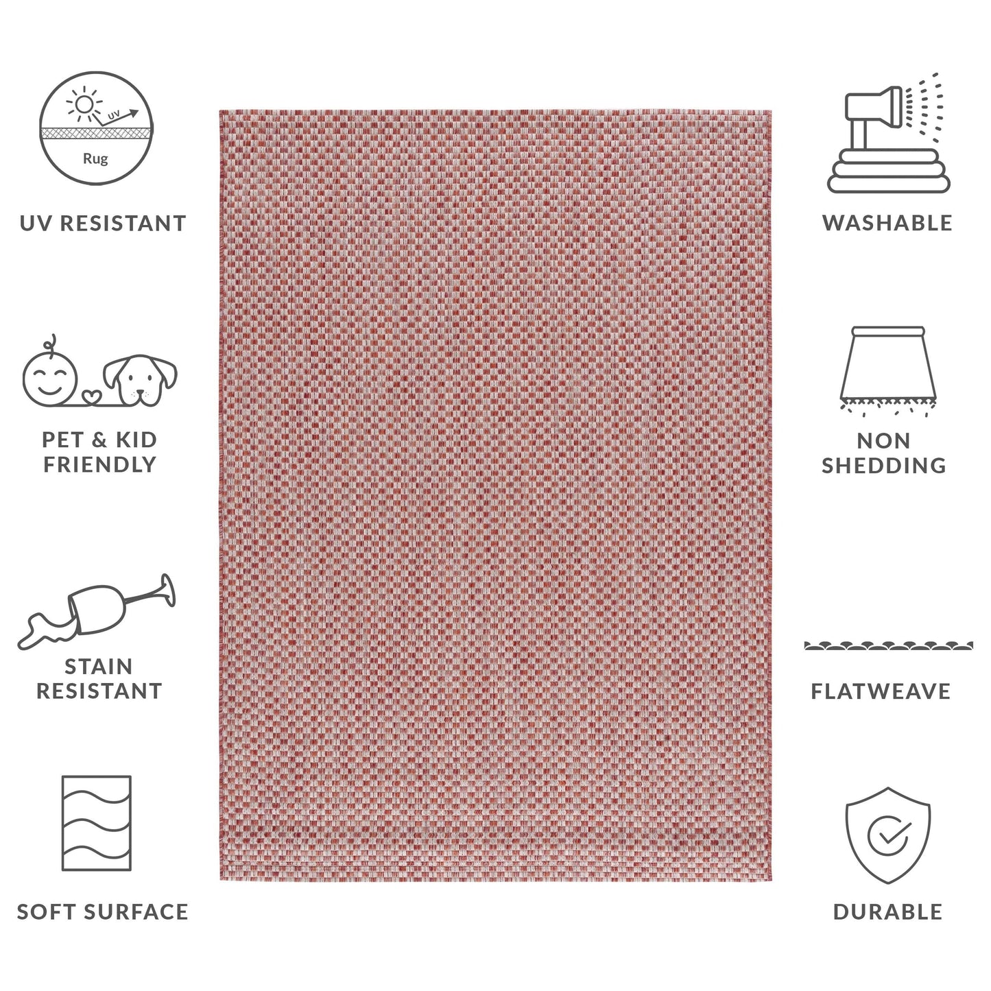 Tappeto impermeabile per patio e cortile SAFAVIEH Courtyard Ragini per interni/esterni