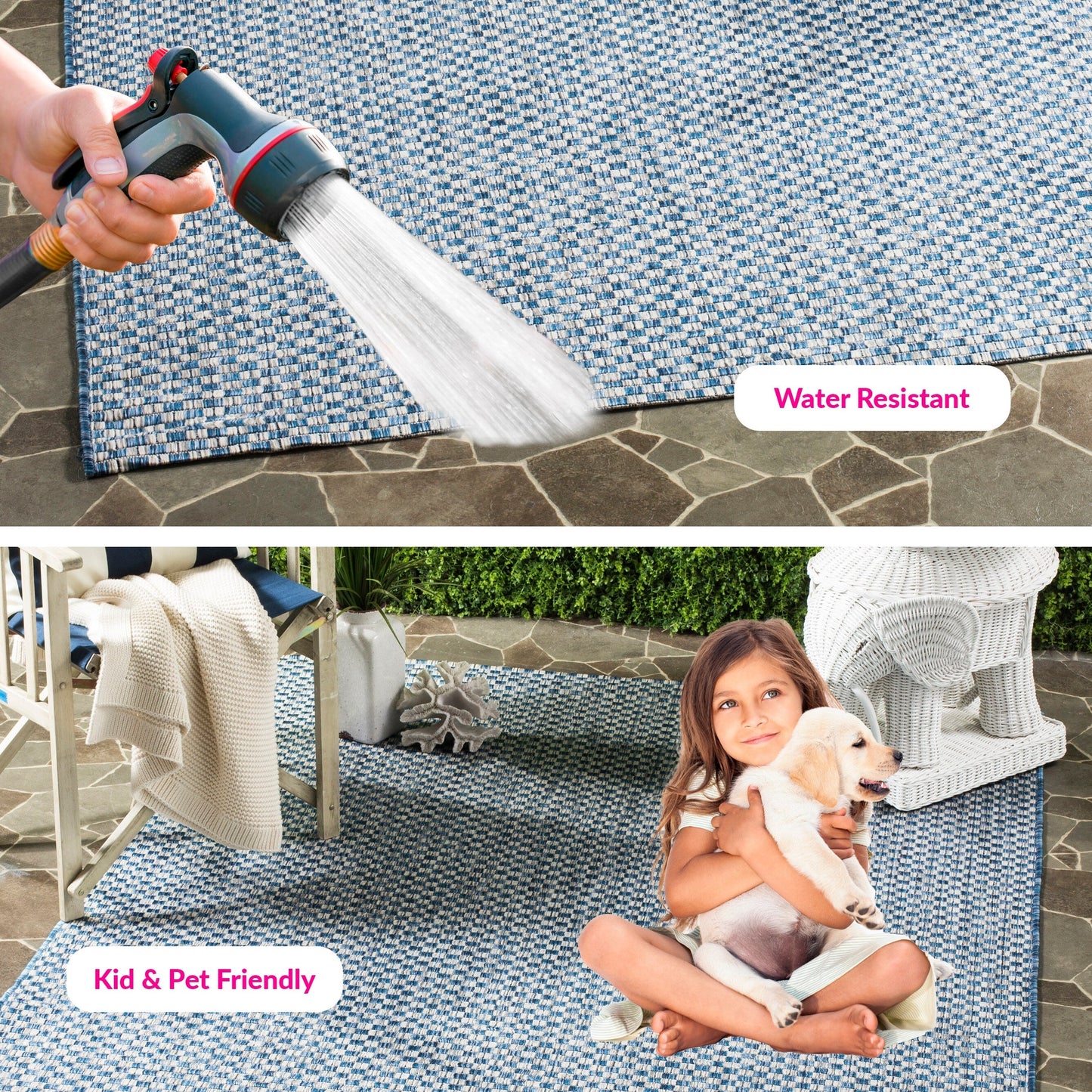 Tappeto impermeabile per patio e cortile SAFAVIEH Courtyard Ragini per interni/esterni