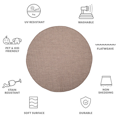 Tappeto impermeabile per patio e cortile SAFAVIEH Courtyard Ragini per interni/esterni