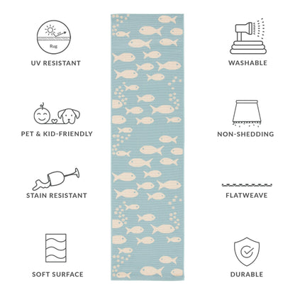 Tappeto da giardino impermeabile per interni ed esterni SAFAVIEH Courtyard Ragne