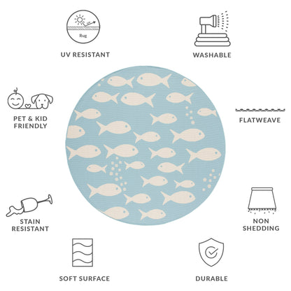 Tappeto da giardino impermeabile per interni ed esterni SAFAVIEH Courtyard Ragne