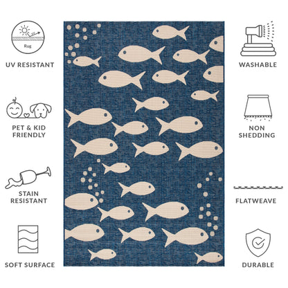 Tappeto da giardino impermeabile per interni ed esterni SAFAVIEH Courtyard Ragne