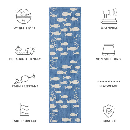 Tappeto da giardino impermeabile per interni ed esterni SAFAVIEH Courtyard Ragne