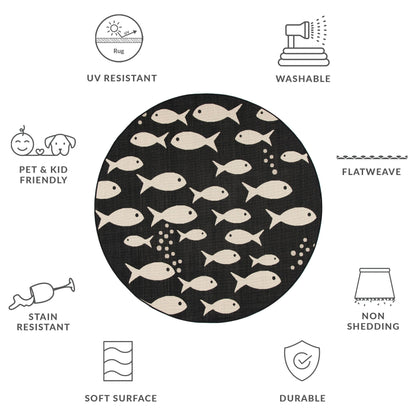 Tappeto da giardino impermeabile per interni ed esterni SAFAVIEH Courtyard Ragne