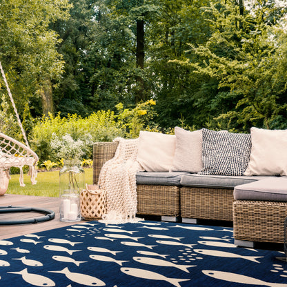 Tappeto da giardino impermeabile per interni ed esterni SAFAVIEH Courtyard Ragne