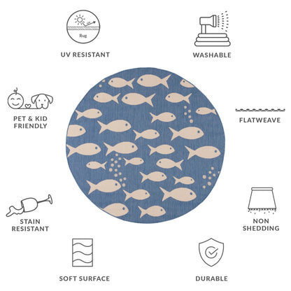 Tappeto da giardino impermeabile per interni ed esterni SAFAVIEH Courtyard Ragne