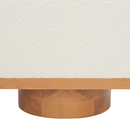 Panca portaoggetti SAFAVIEH Couture Sunneva Boucle - 61 pollici di larghezza x 20 pollici di profondità x 19 pollici di altezza - 61 pollici di larghezza x 20 pollici di profondità x 19 pollici di altezza