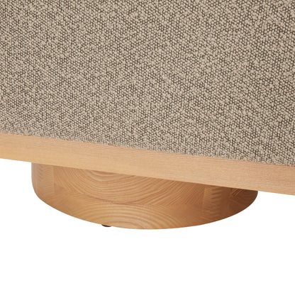 Panca portaoggetti SAFAVIEH Couture Sunneva Boucle - 61 pollici di larghezza x 20 pollici di profondità x 19 pollici di altezza - 61 pollici di larghezza x 20 pollici di profondità x 19 pollici di altezza