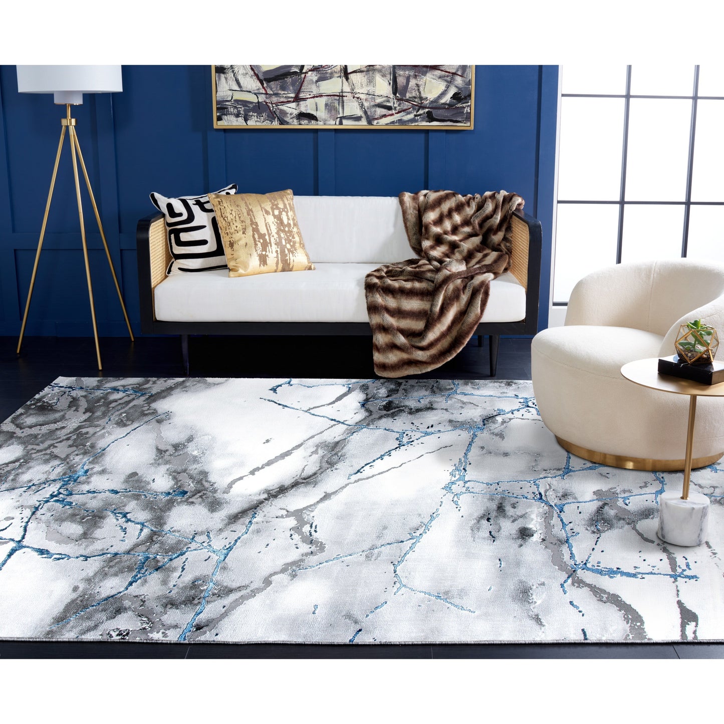 Tappeto moderno astratto Miyase di SAFAVIEH Craft