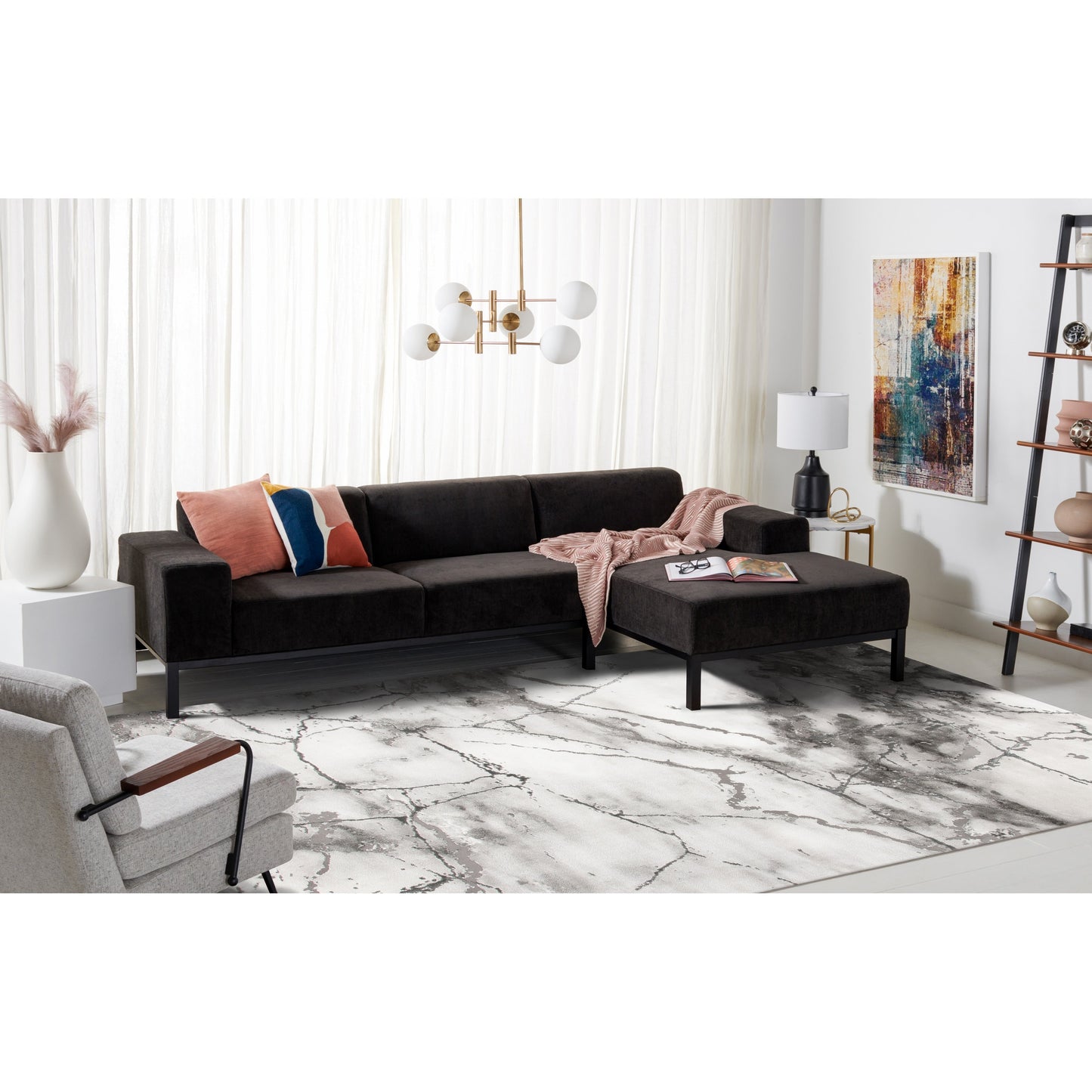 Tappeto moderno astratto Miyase di SAFAVIEH Craft