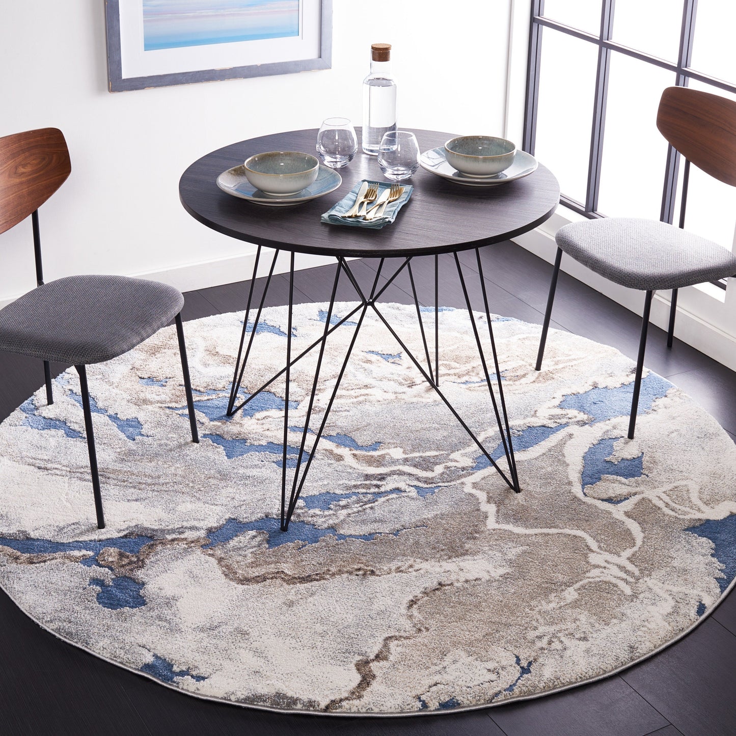 Tappeto SAFAVIEH Cyrus Shag Lyubika Abstract da 1 pollice di spessore