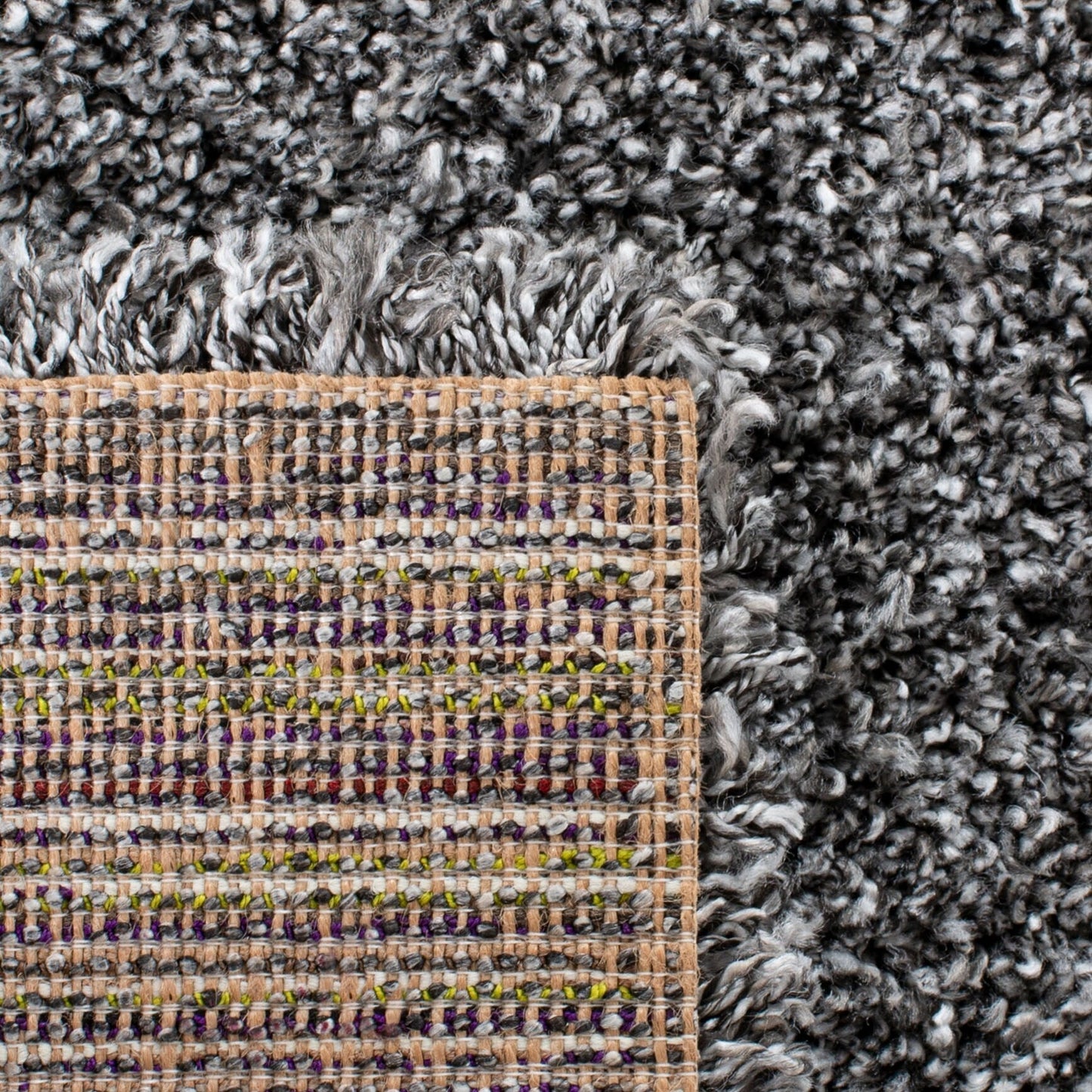 Tappeto SAFAVIEH Evolution Shag Fransien Solid da 1,8 pollici di spessore