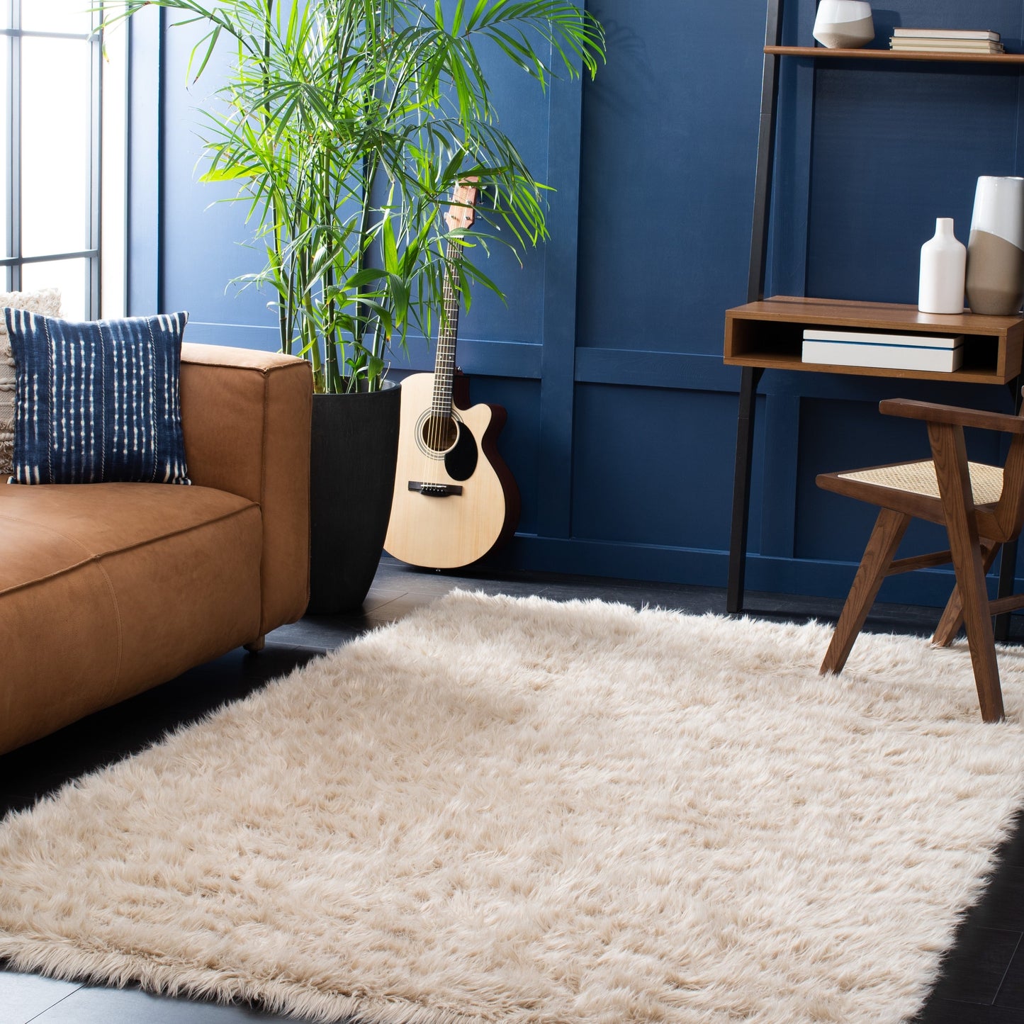 Tappeto SAFAVIEH in finta pelle di pecora, spesso 2,4 pollici