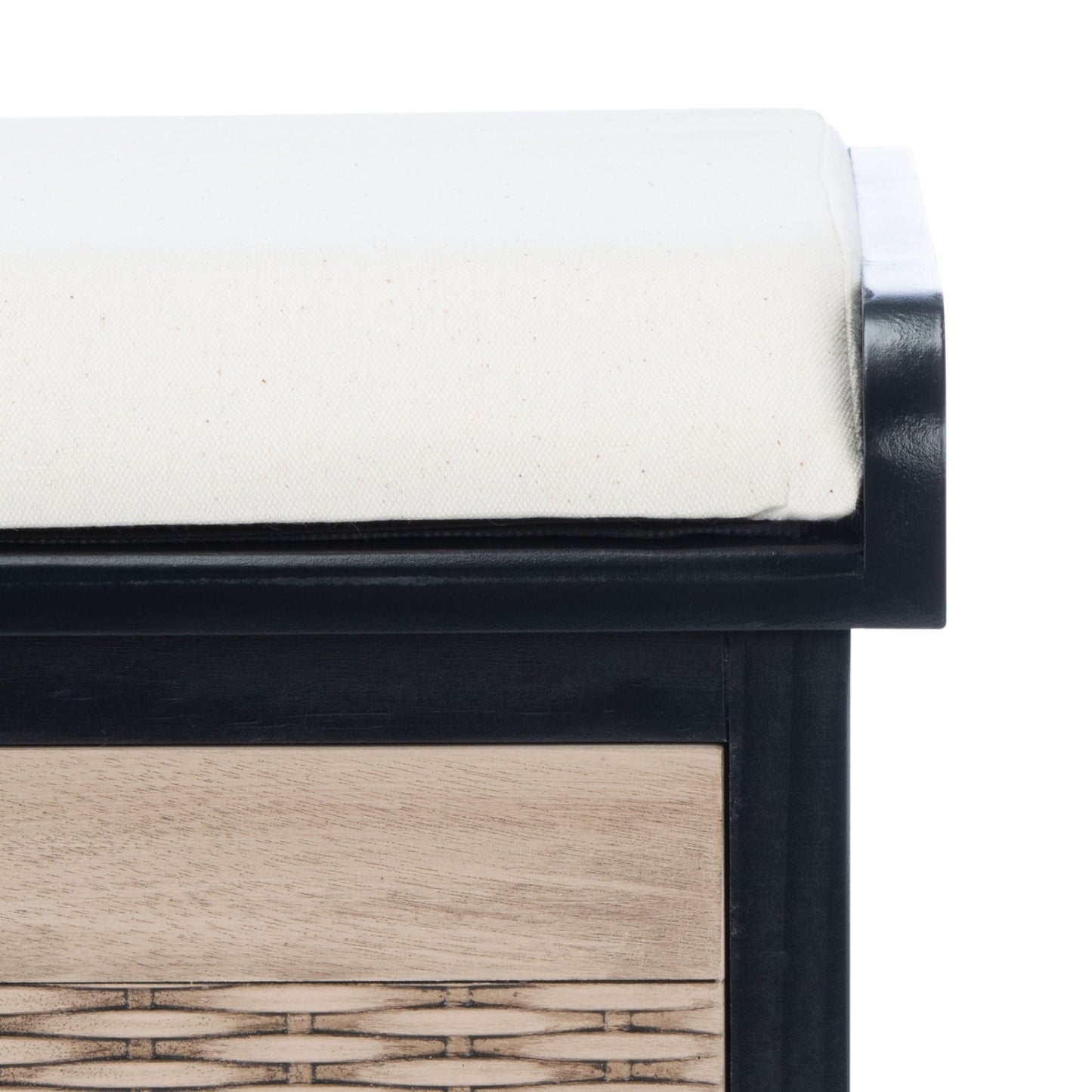 SAFAVIEH Fiorello panca portaoggetti a 3 cassetti con cuscino - 47,3 L x 15 P x 19 A - 47 L x 15 P x 19 A