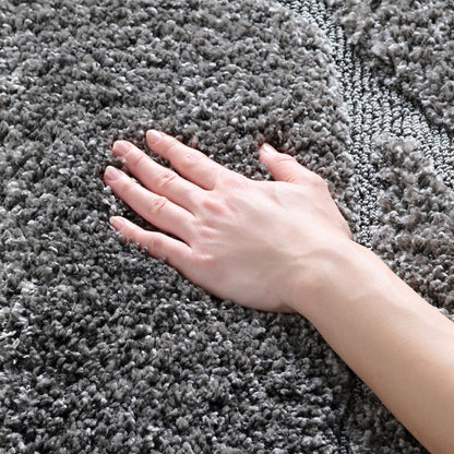 Tappeto SAFAVIEH Florida Shag Staka Abstract Waves da 1,2 pollici