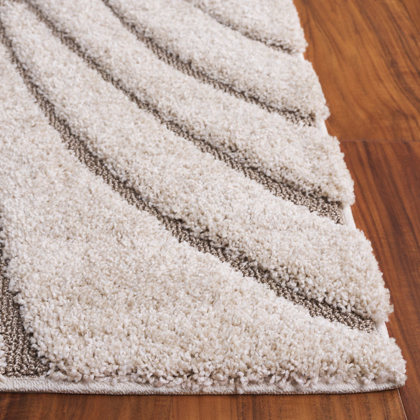 Tappeto SAFAVIEH Florida Shag Staka Abstract Waves da 1,2 pollici