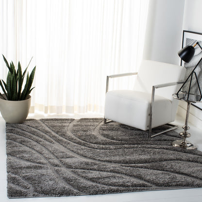 Tappeto SAFAVIEH Florida Shag Staka Abstract Waves da 1,2 pollici