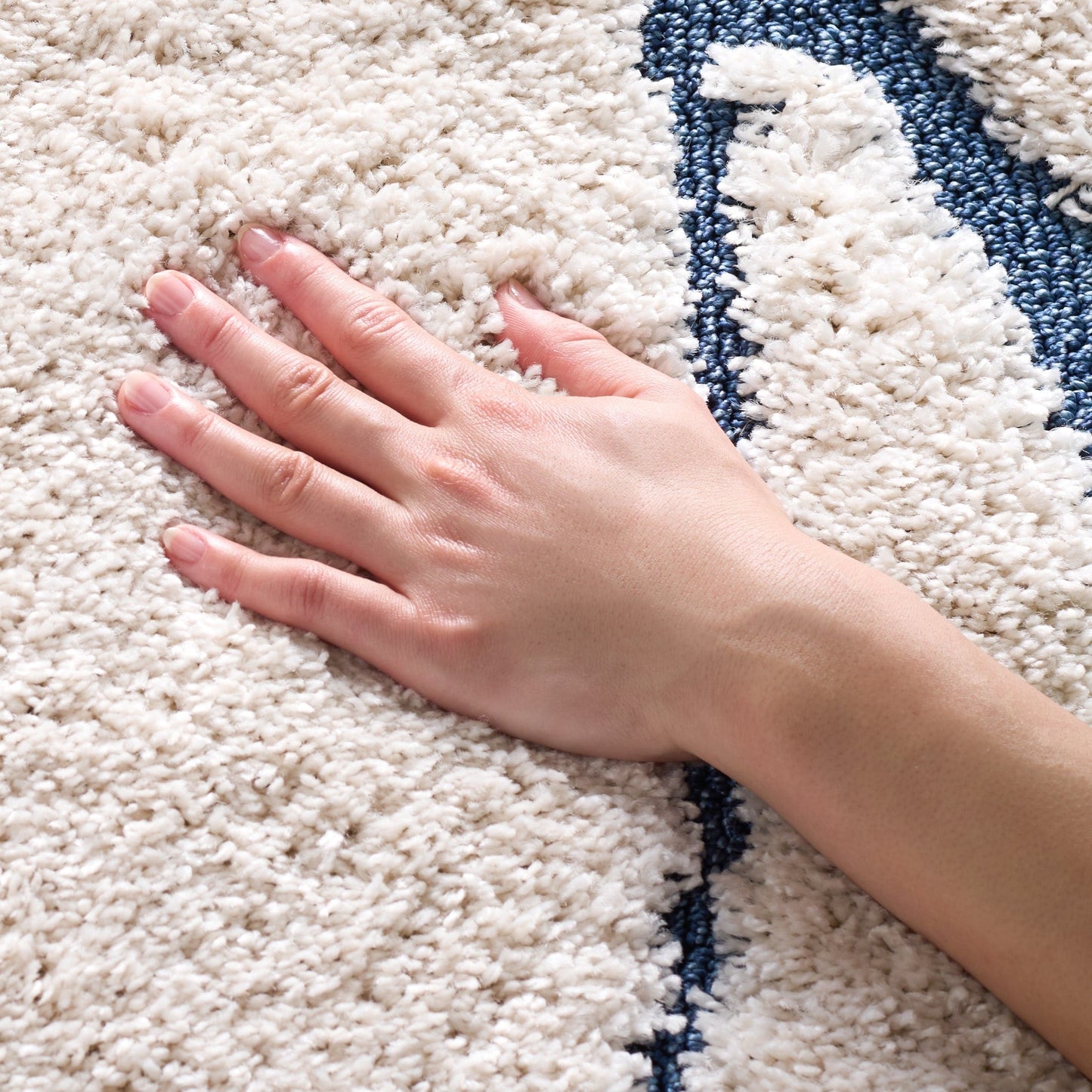 Tappeto SAFAVIEH Florida Shag Staka Abstract Waves da 1,2 pollici