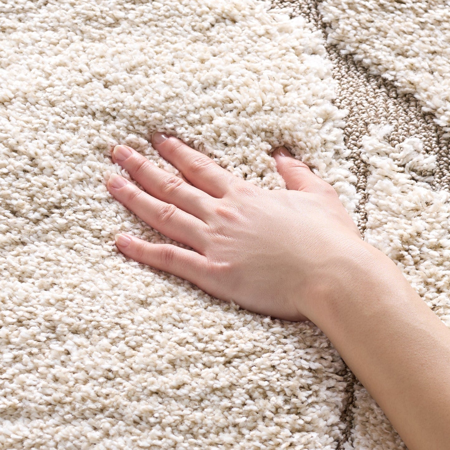 Tappeto SAFAVIEH Florida Shag Staka Abstract Waves da 1,2 pollici