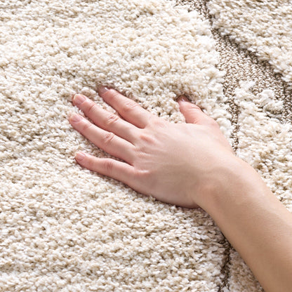 Tappeto SAFAVIEH Florida Shag Staka Abstract Waves da 1,2 pollici