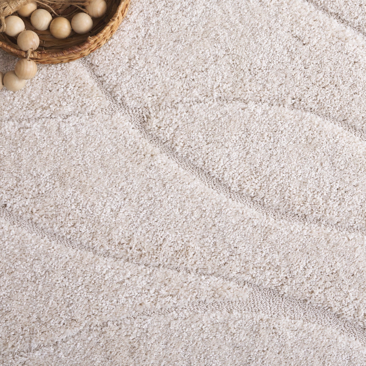 Tappeto SAFAVIEH Florida Shag Staka Abstract Waves da 1,2 pollici