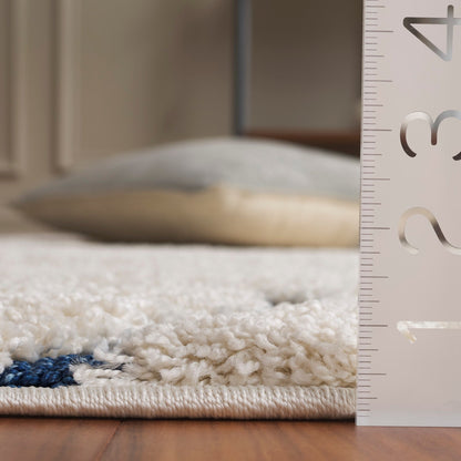 Tappeto SAFAVIEH Florida Shag Staka Abstract Waves da 1,2 pollici