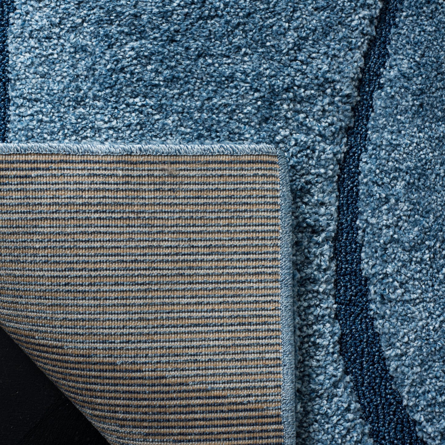 Tappeto SAFAVIEH Florida Shag Staka Abstract Waves da 1,2 pollici