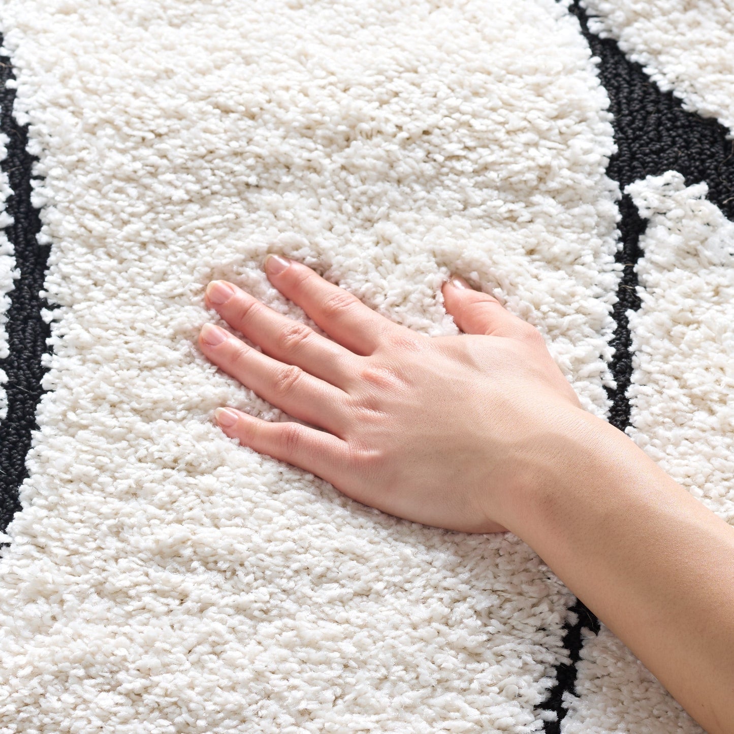 Tappeto SAFAVIEH Florida Shag Staka Abstract Waves da 1,2 pollici