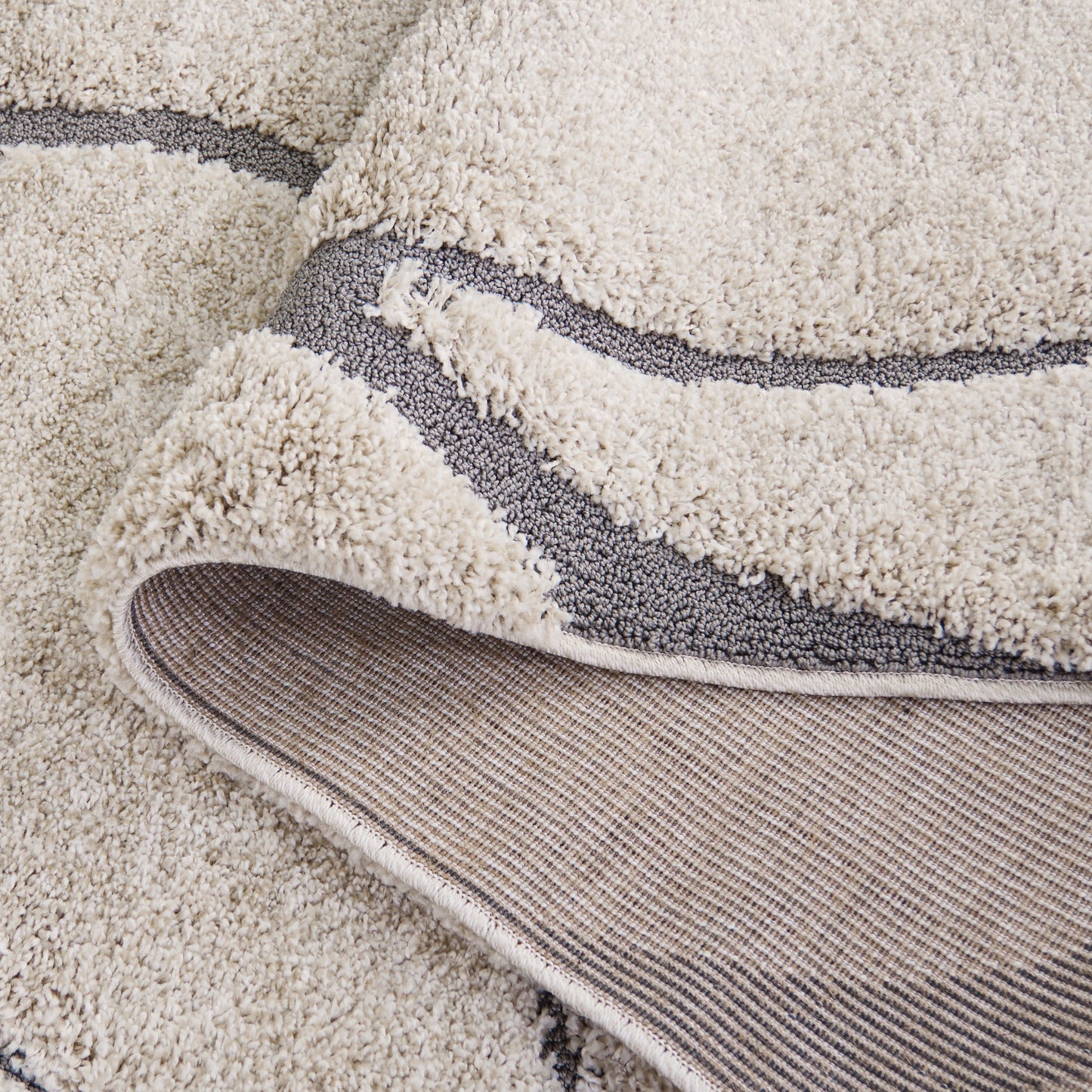 Tappeto SAFAVIEH Florida Shag Staka Abstract Waves da 1,2 pollici