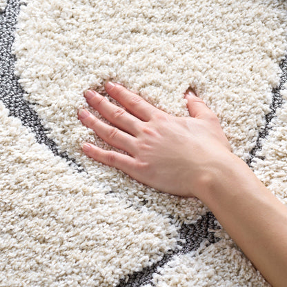 Tappeto SAFAVIEH Florida Shag Staka Abstract Waves da 1,2 pollici